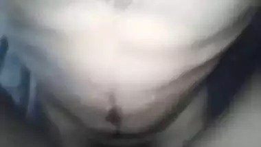 XXX sized penis nails Desi girl's pussy close-up in first-person MMS