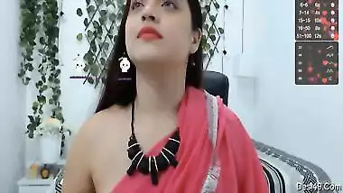 Today Exclusive- Sexy Desi Bhabhi Showing Her Boobs And Pussy On Cam Show