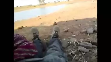 Desi indian blowjob hard outdoor with bf