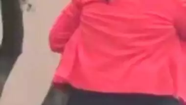 Indian Girl Giving A Public Handjob