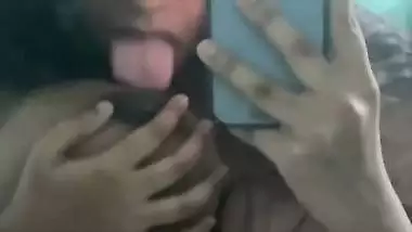 Beautiful girl licking boob selfie viral xxx videos