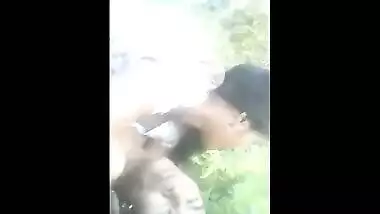 Outdoor legal age teenager porn clip of South Indian village angel