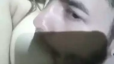 Boyfriend Sucking Her Boobs So nicely