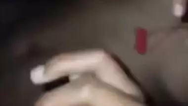 Desi wife tries to stop man who makes a XXX show of her naked beauty