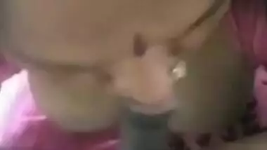 Big boobs mature Bhabhi giving blowjob