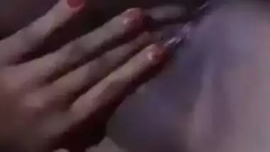 Hot Bangladeshi village girl shows how she fingers her Desi XXX cunt