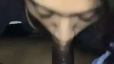 Indian Girl Sucking big Tamil Cock