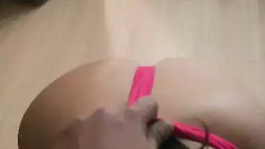 Cutest Indian horny wife blowjob with boobs show