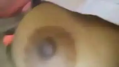 Village girl making video