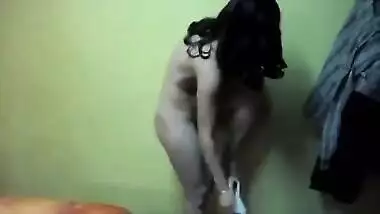 Newly married indian girl stripping