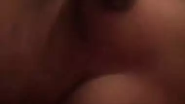 Desi wife tries hard to look XXX showing off her natural boobs