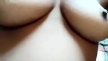 Today Exclusive- Sexy Village Girl Showing Her Boobs And Pussy On Video Call Part 2