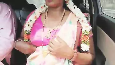 Indian sexy saree bhabi car romance Telugu dirty talks.