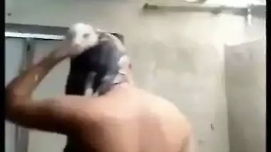 Naked teen baths video on live cam for her lover