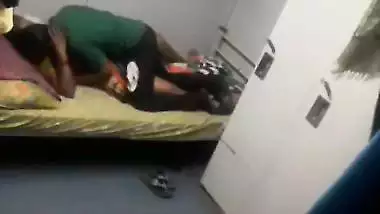 Maid pussy licking by house owner son sex MMS