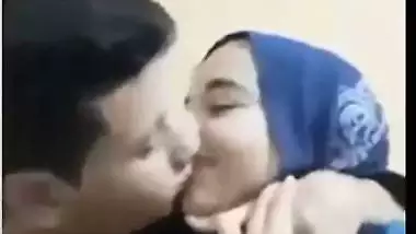 Guy records his Pakistani porn while fucking his hijabi GF