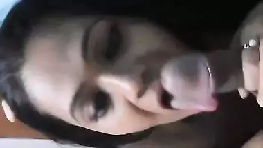 Desi wife licking ass of husband