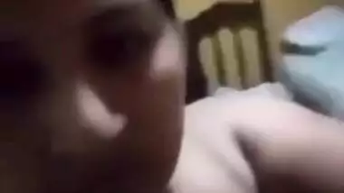 Big booby Girl Fingering Her Pussy