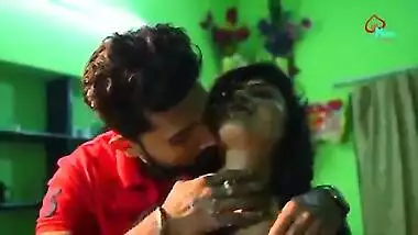 Hot desi girl erotic sex in kitchen with honey