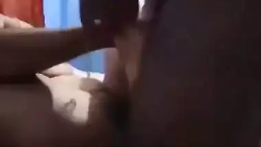Malayalam sex video of a couple in a missionary position