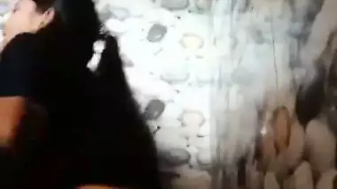 The girl moans loudly when her BF fucks her pussy hard