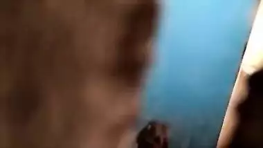 Woman wash in bathroom boos and anal