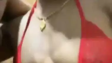 Kannada sex video of a woman in lingerie fucking like a slut