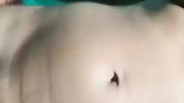 Beautiful girl showing nude body