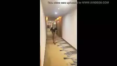 Bold Indian Wife Pranya Naked Walk Inside Hotel