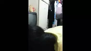 Bhabhi sex video giving a blowjob to her manager in the store