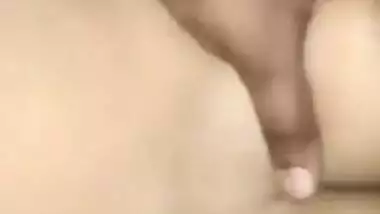 Pervert Desi XXX husband playing with his wife’s boobs and nipples MMS