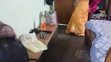 Today Salu Bhabhi was looking hot in a yellow saree. husband fucks a lot