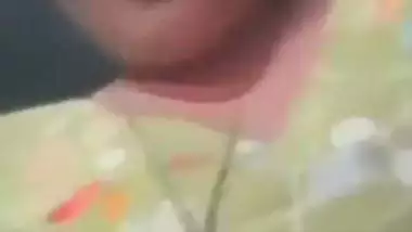 Chubby milf exposes her naked body during video call sex
