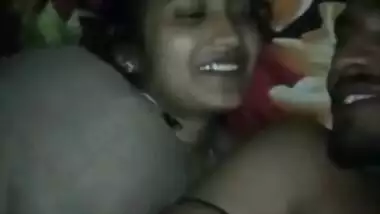 Sex lover films Indian whore with naked XXX tits before she gets dressed