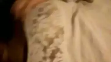 Tired Desi girl wants to sleep but boyfriend is keen to film porn video