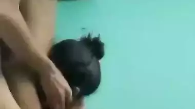 Girlfriend romantic blowjob before sex with boyfriend
