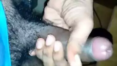 Indian bull masturbating