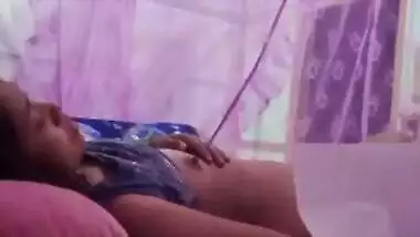Desi couple enjoying sex in bedroom