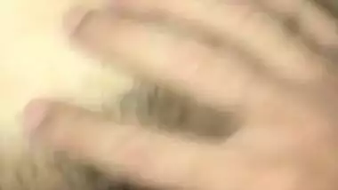 Cumshot on Hairy Pussy