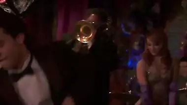 Pornstars In A Hot Orgy Group Sex Scene Takes Place In The 1920's