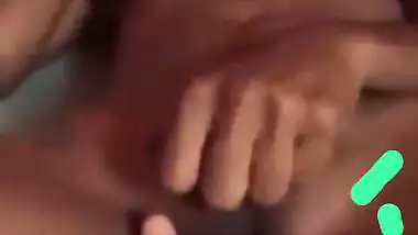 Lover fingering GF pussy before fucking in FSI xxx