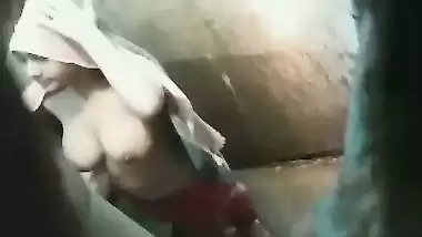 Virgin sister caught bathing by bro viral FSI xxx