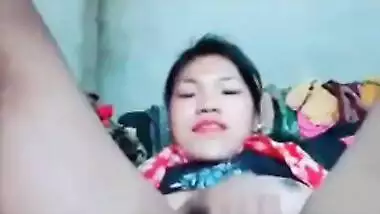 Nepali cute wife live on cam
