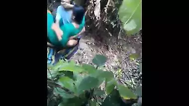 Newly wed couple enjoy outdoor sex on their honeymoon