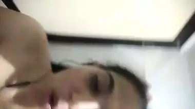 Lovely girlfriend hairy pussy Indian fingering