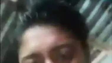 Cute girl show on VC