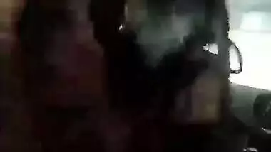Hot Mallu Babe Stripping With Boyfriend In Car